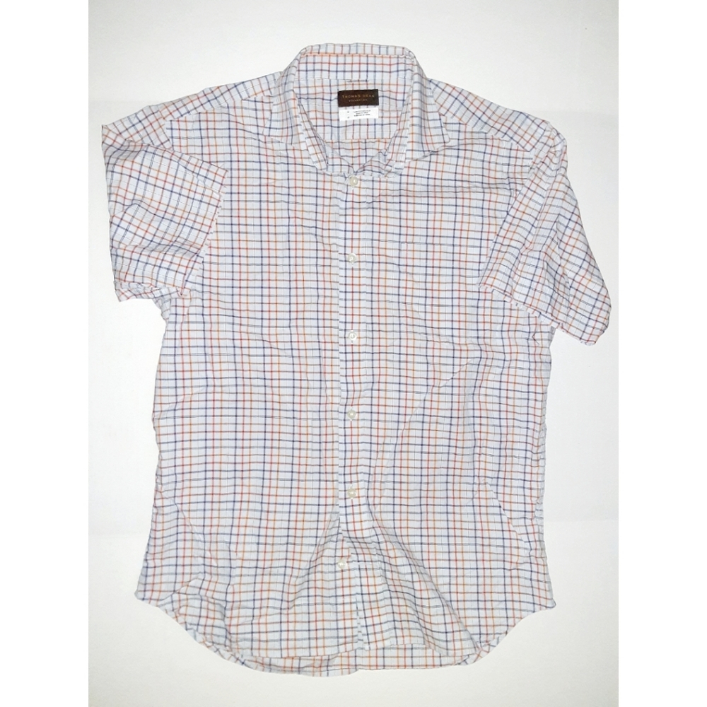 Thomas Dean Windowpane Stripe Button-Down - image 6